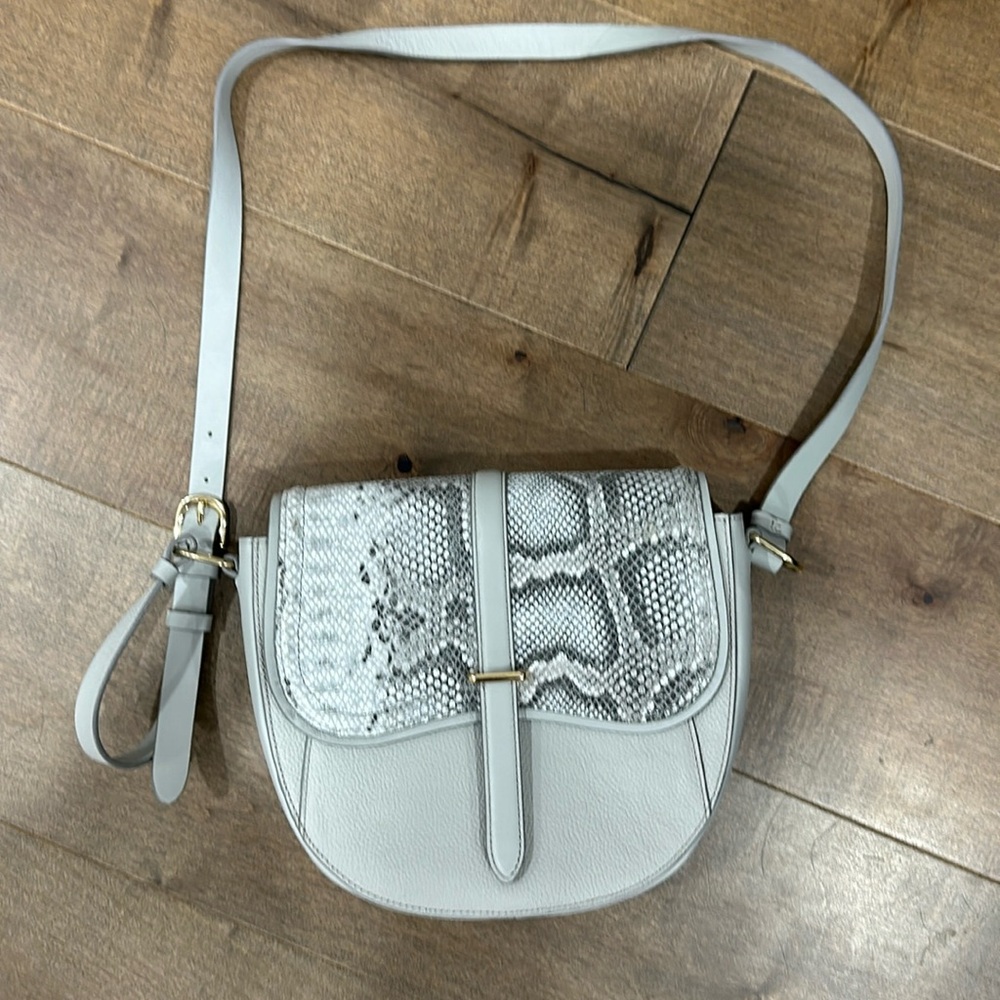 Snake skin printed crossbody bag-WORN ONCE